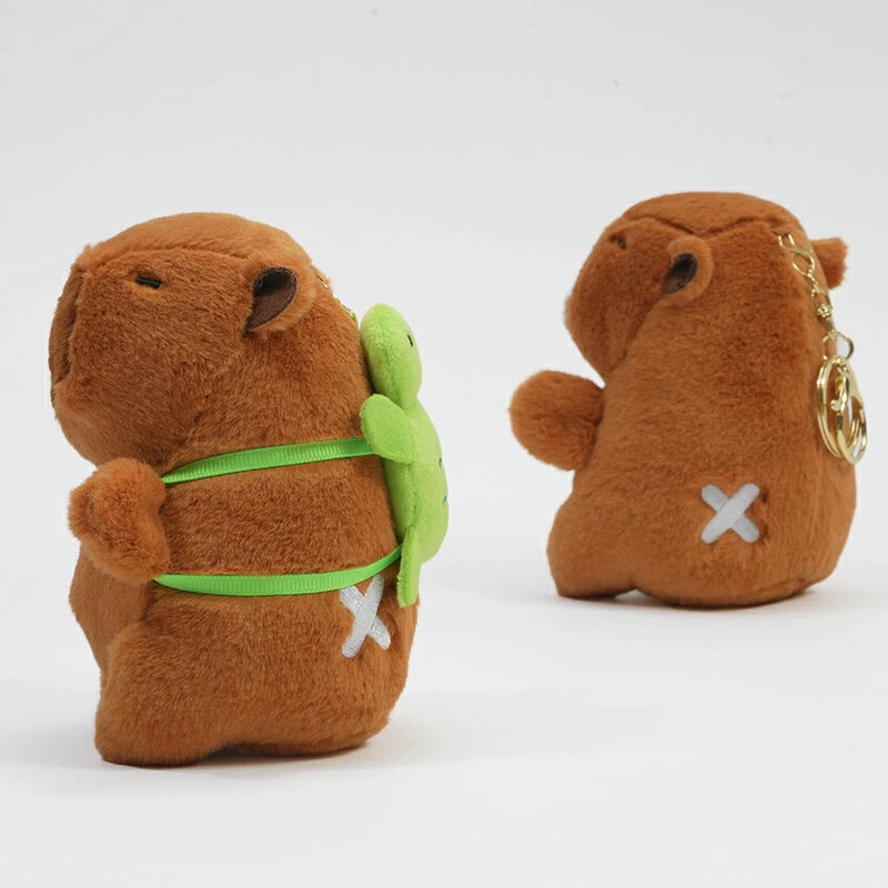 スーパー チャビマル23cm 2個セット チャビマル カピバラ ぬいぐるみ キーホルダー マスコット キーチェーン かわいい 癒し系 ふわふわ プレゼント ギフト 子供 大人 人気 グッズ キャラクター バッグチャーム 通勤 通学 小物 雑貨 おしゃれ