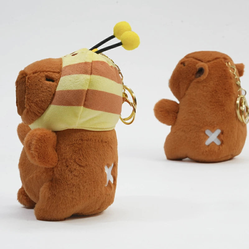 チャビマル オーロラ チャビマル カピバラ ぬいぐるみ キーホルダー マスコット キーチェーン かわいい 癒し系 ふわふわ プレゼント ギフト 子供 大人 人気 グッズ キャラクター バッグチャーム 通勤 通学 小物 雑貨 おしゃれ