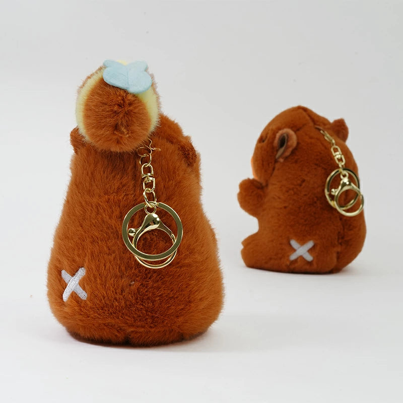 チャビマル キャンサー チャビマル カピバラ ぬいぐるみ キーホルダー マスコット キーチェーン かわいい 癒し系 ふわふわ プレゼント ギフト 子供 大人 人気 グッズ キャラクター バッグチャーム 通勤 通学 小物 雑貨 おしゃれ