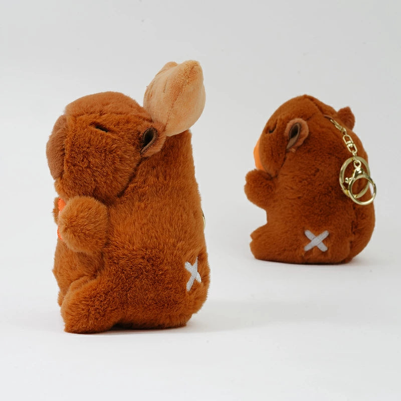 チャビマル レオ チャビマル カピバラ ぬいぐるみ キーホルダー マスコット キーチェーン かわいい 癒し系 ふわふわ プレゼント ギフト 子供 大人 人気 グッズ キャラクター バッグチャーム 通勤 通学 小物 雑貨 おしゃれ