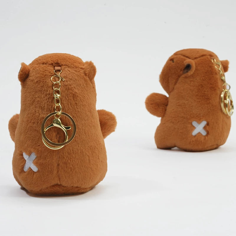 チャビマル ジェミニ チャビマル カピバラ ぬいぐるみ キーホルダー マスコット キーチェーン かわいい 癒し系 ふわふわ プレゼント ギフト 子供 大人 人気 グッズ キャラクター バッグチャーム 通勤 通学 小物 雑貨 おしゃれ