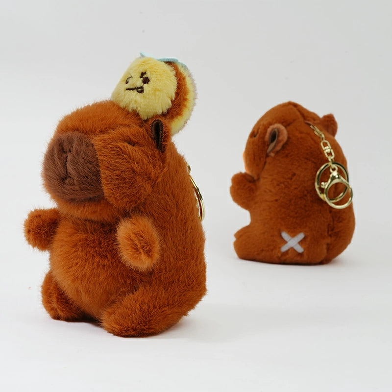 チャビマル キャンサー チャビマル カピバラ ぬいぐるみ キーホルダー マスコット キーチェーン かわいい 癒し系 ふわふわ プレゼント ギフト 子供 大人 人気 グッズ キャラクター バッグチャーム 通勤 通学 小物 雑貨 おしゃれ