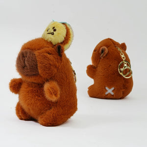 チャビマル キャンサー チャビマル カピバラ ぬいぐるみ キーホルダー マスコット キーチェーン かわいい 癒し系 ふわふわ プレゼント ギフト 子供 大人 人気 グッズ キャラクター バッグチャーム 通勤 通学 小物 雑貨 おしゃれ