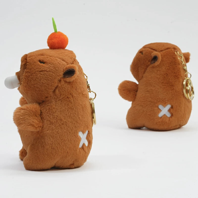 チャビマル オリオン チャビマル カピバラ ぬいぐるみ キーホルダー マスコット キーチェーン かわいい 癒し系 ふわふわ プレゼント ギフト 子供 大人 人気 グッズ キャラクター バッグチャーム 通勤 通学 小物 雑貨 おしゃれ
