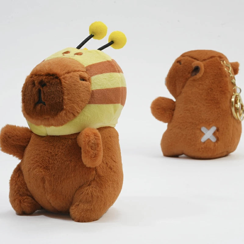 チャビマル オーロラ チャビマル カピバラ ぬいぐるみ キーホルダー マスコット キーチェーン かわいい 癒し系 ふわふわ プレゼント ギフト 子供 大人 人気 グッズ キャラクター バッグチャーム 通勤 通学 小物 雑貨 おしゃれ