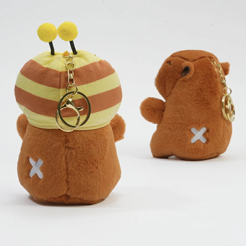 チャビマル オーロラ チャビマル カピバラ ぬいぐるみ キーホルダー マスコット キーチェーン かわいい 癒し系 ふわふわ プレゼント ギフト 子供 大人 人気 グッズ キャラクター バッグチャーム 通勤 通学 小物 雑貨 おしゃれ