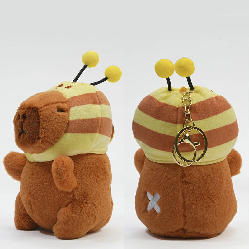 チャビマル オーロラ チャビマル カピバラ ぬいぐるみ キーホルダー マスコット キーチェーン かわいい 癒し系 ふわふわ プレゼント ギフト 子供 大人 人気 グッズ キャラクター バッグチャーム 通勤 通学 小物 雑貨 おしゃれ
